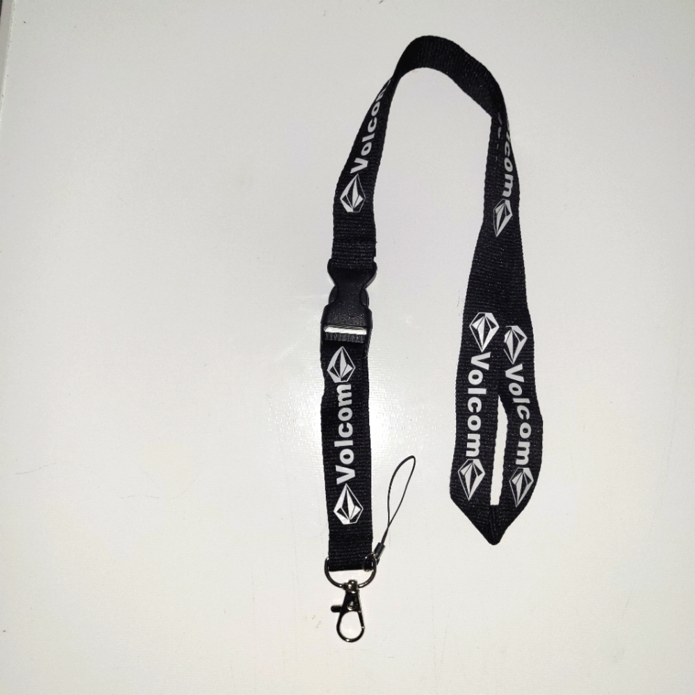 2 Volcom Black One Size Lanyards & Vaccine Card H… - image 7